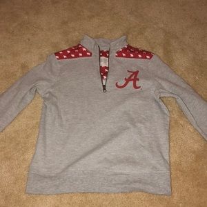 League Collegiate Outfitters Alabama Half-zip